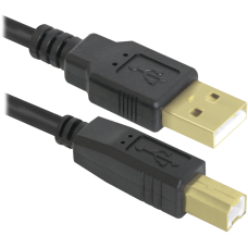 Кабель DEFENDER USB04-06PRO USB2.0 AM-BM 1.8м, 2фер, blister Кабель DEFENDER USB04-06PRO USB2.0 AM-BM 1.8м, 2фер, blister