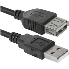 Кабель DEFENDER USB02-10 USB2.0 AM-AF, 3м, пакет Кабель DEFENDER USB02-10 USB2.0 AM-AF, 3м, пакет