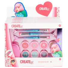 Набір тіней для повік з пензликами CREATE IT!