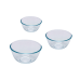 Форма с/к PYREX н-р мисок 3шт (0.7л, 1.1л, 2.3л) (913S603/8044)