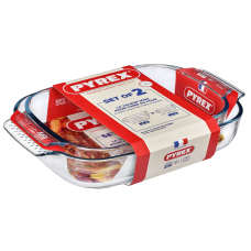 Форма с/к PYREX CLASSIC н-р форм 2пр скл прямокут 38х25,34х22см (913S608/8043)
