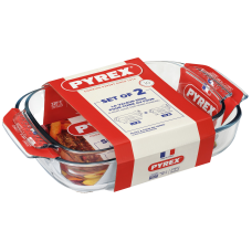 Форма с/к PYREX CLASSIC н-р форм 2пр скляна прямокут.35х23,30х19см (913S609/8045)