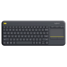 Клавіатура LOGITECH Wireless Touch K400 Plus, US, Black (920-007145)