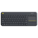 Клавіатура LOGITECH Wireless Touch K400 Plus, US, Black (920-007145) Клавіатура LOGITECH Wireless Touch K400 Plus, US, Black (920-007145)