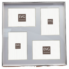 Рамка EVG ONIX 10X15 A02 COLLAGE 4 Silver Рамка EVG ONIX 10X15 A02 COLLAGE 4 Silver