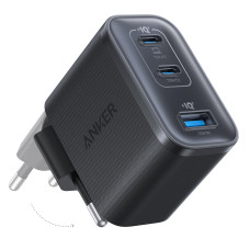 мережева зарядка ANKER Charger - 70W, 2xUSB-C PD & 1xUSB-A (Чорний)