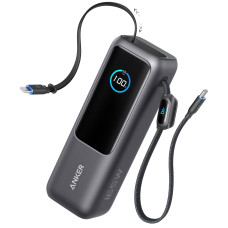 зовн. акум. ANKER - 25000 mAh 165W PD Built-In Double USB-C Cables (Чорний)