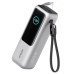 зовн. акум. ANKER - 25000 mAh 165W PD Built-In Double USB-C Cables (Сріблястий)