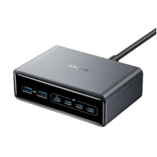 мережева зарядка ANKER GaNPrime Charger - 200W, 4xUSB-C PD & 2xUSB-A (Black)