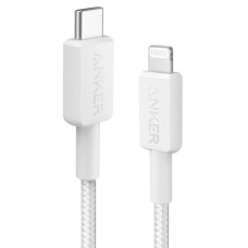 кабель ANKER 322 USB-C to Lightning - 0.9m Nylon (Білий)
