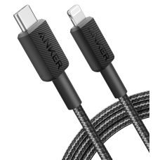 кабель ANKER 322 USB-C to Lightning - 1.8m Nylon (Чорний)