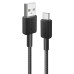 кабель ANKER 322 USB-A to USB-C - 0.9m Nylon (Чорний)