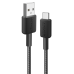 кабель ANKER 322 USB-A to USB-C - 1.8m Nylon (Чорний)