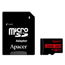 Картка пам'ятi APACER microSDHC 32GB U1 V10 A1 R100 + adapter (100/10 MB/s)