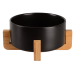Салатник/Піала LED TRACE BLACK на бамбук.підст. /15.5 см (B010799)