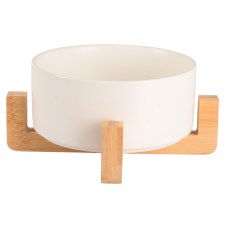 Салатник/Піала LED TRACE WHITE на бамбук.підст. /12.5 см (B010800)