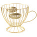 Блюдо VIVA LACY CUP GOLD д/фруктів/19.5x14x10.5 см (B090061)