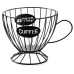 Блюдо VIVA LACY CUP BLACK д/фруктів/19.5x14x10.5 см (B090062)