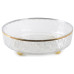 Блюдо LED TWIST CLEAR GOLD поворотне/ 27х8 см прозоре (B100076)