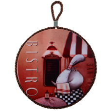 Дошка обробна Limited Edition BISTRO / підставка під гаряче/ кругл. 16см (B160068)