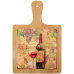 Дошка обробна Limited Edition WINE TIME / підставка під гаряче/ з бамбук.ручкою 18х28 см (B160070)