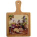Дошка обробна Limited Edition WINE&CHEESE / підставка під гаряче/ з бамбук.ручкою 18х28 см (B160071)