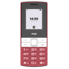 Мобільний телефон ERGO B185 Dual Sim (Червоний) Мобільний телефон ERGO B185 Dual Sim (Червоний)
