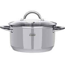Каструля BRAVO CHEF 22 см (4.35 л) з кришкою (BC-2001-22)