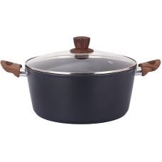 Каструля BRAVO CHEF класична 24 см (4.1 л) з кришкою (BC-2101-24)