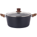 Каструля BRAVO CHEF класична 24 см (4.1 л) з кришкою (BC-2101-24)