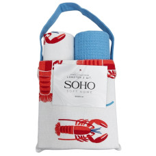 Кухонний текстиль SOHO Наб. руш. 40*60см бавовна 100% Lobster сумка 2 шт. Кухонний текстиль SOHO Наб. руш. 40*60см бавовна 100% Lobster сумка 2 шт.