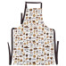 Кухонний текстиль SOHO ФАРТУХ 60*84см бавовна 100% Cofee Patern
