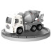 Іграшка DIY TOYS Бетономішалка Pull-Back зі світл та звук ефект, рухливі частини
