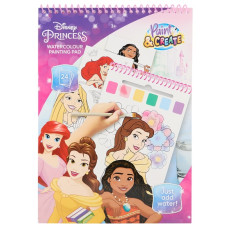Водна розмальовка 24 аркуші Disney Princess