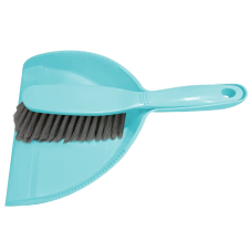 Совок IDEA HOME DS-509 Blue з щіткою 19х13 см (DS-509 Blue)