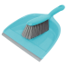 Совок IDEA HOME DS-518 Blue з щіткою 23х33 см (DS-518 Blue)