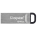 флеш-драйв KINGSTON DT Kyson 64GB USB 3.2 Silver/Black