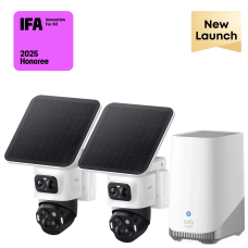 Комплект камер IP EUFY S4 - 2-Cam Kit + HomeBase 3 (Чорний + Білий)