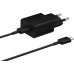 мережева зарядка SAMSUNG 15W Power Adapter (w C to C Cable) EP-T1510XBEGEU / Чорна