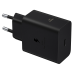 мережева зарядка SAMSUNG 60W Power Adapter (w/o Cable) EP-T6010NBEGWW / Чорний
