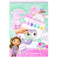 Водна розмальовка 24 аркуші GABBY'S DOLLHOUSE