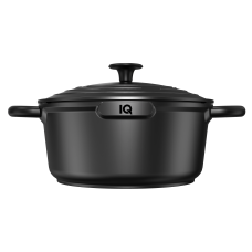 Каструля IQ Be Simple алюмінієва 28 см (6.4 л) з кришкою (IQ-2049-28)