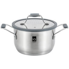 Каструля IQ Be Brave 18 см (2.3 л) з кришкою (IQ-2052-18) Каструля IQ Be Brave 18 см (2.3 л) з кришкою (IQ-2052-18)