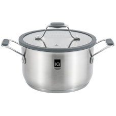 Каструля IQ Be Brave 20 см (3.2 л) з кришкою (IQ-2052-20) Каструля IQ Be Brave 20 см (3.2 л) з кришкою (IQ-2052-20)