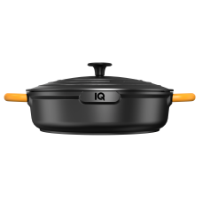 Сотейник IQ Be Active з двома ручками алюмінієвий 28 см (4.0 л) з кришкою (IQ-2148-28)