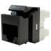Модуль Keystone 1xRJ45 (WE8W), UTP, 568A / B, PowerCat 6, чорний, MOLEX 