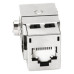 Модуль Data Gate + 1xRJ45 (WE8W), STP 360DEG, 568A / B, PowerCat 5e, білий, MOLEX 