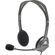 гарнітура LOGITECH Гарнитура Stereo Headset H110 (сріблястий)
