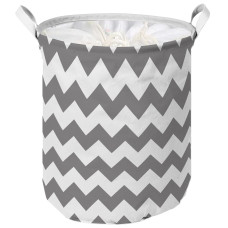 Корзина IDEA HOME LY-03 круг. ткан. з/кр Zig Zag 35х45 см (LY-03 круг. ткан. з/кр Zig Zag)