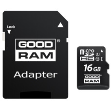 Картка пам'ятi GOODRAM microSDHC 16GB Class 10 UHS I + ad Картка пам'ятi GOODRAM microSDHC 16GB Class 10 UHS I + ad